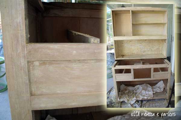 Ghosts Of Furniture Past Update Diy Hoosier Cabinet Restoration