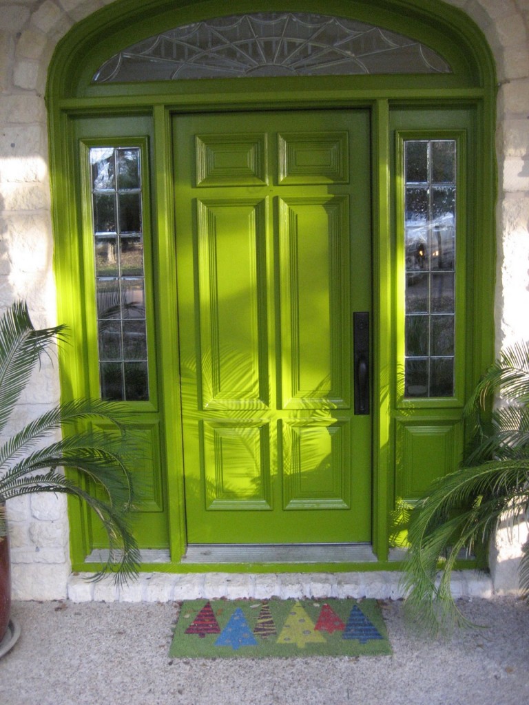 lime front door color