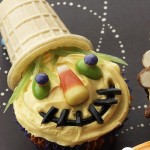 Halloween scarecrow cupcake