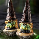 Halloween witch hat cupcake