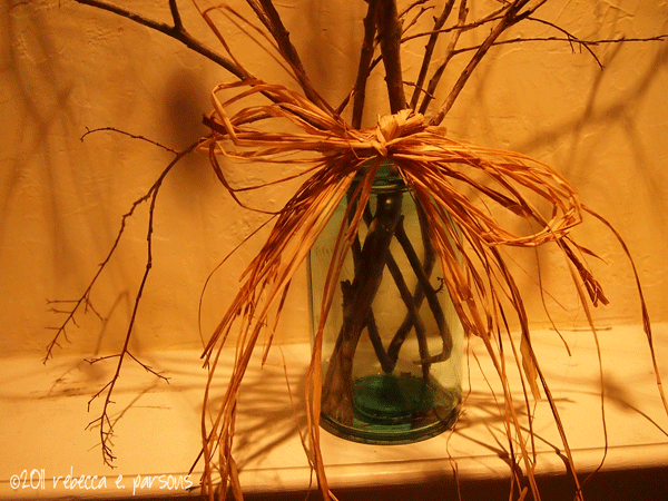 My Thanksgiving Gratitude Tree Mason jar