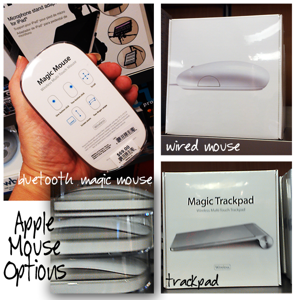 Apple mouse options