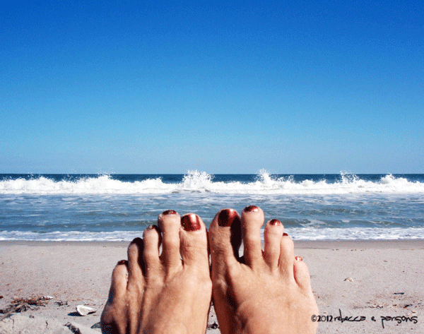 My feet at the beach #HolidayGuide