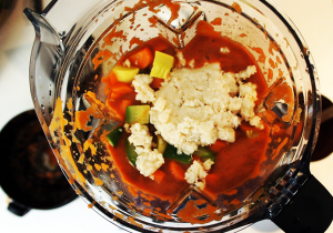 veggies-and-crab-in-vitamix #CookClassico